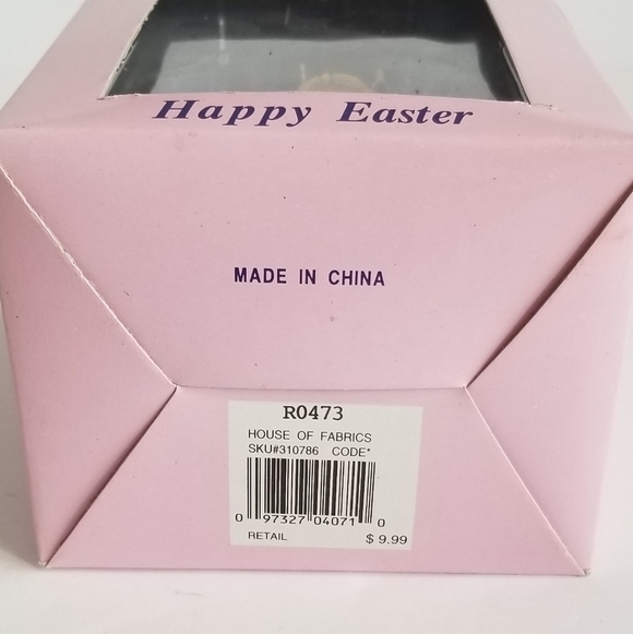 New In Box Cottontail Knoll Collectable Bunny Hand Painted Easter Beekeeper - Picture 3 of 4